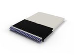 Patchbox patchbox.one Kabeleinzugssystem 30RU/UTP (1,8 m) mit 24 Kassetten, Patchkabel Cat. 6a, U/UTP, PoE++, Kabel violett