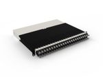 Patchbox patchbox.one Kabeleinzugssystem 8RU/STP (0,8 m) mit 24 Kassetten, Patchkabel Cat. 6a, U/FTP, PoE, Kabel schwarz