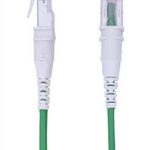 Patchsee ThePATCHCORD RJ45 Patchkabel Cat. 6A, U/UTP, extra dünn, grün, 25,0 m