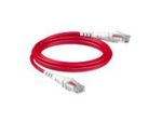 Patchsee ThePATCHCORD RJ45 Patchkabel Cat. 6A, U/UTP, extra dünn, rot, 0,15 m
