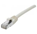 Exertis Connect Patchkabel Cat. 6A, S/FTP (PiMF), halogenfrei, mit Rastnasenschutz, grau, 50,0 m