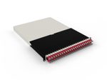 Patchbox patchbox.one Kabeleinzugssystem 30RU/STP (1,8 m) mit 24 Kassetten, Patchkabel Cat. 6a, U/FTP, PoE, Kabel rot