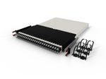 Patchbox patchbox.one Kabeleinzugssystem 30RU/STP (1,8 m) mit 24 Kassetten, Patchkabel Cat. 6a, U/FTP, PoE, Kabel schwarz