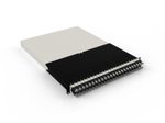 Patchbox patchbox.one Kabeleinzugssystem 30RU/STP (1,8 m) mit 24 Kassetten, Patchkabel Cat. 6a, U/FTP, PoE, Kabel schwarz