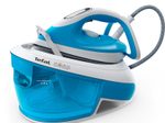 Tefal Express Airglide SV8002 Dampfbügelstation, Blau/Weiß