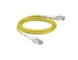 Patchsee ThePATCHCORD RJ45 Patchkabel Cat. 6A, U/UTP, extra dünn, gelb, 4,0 m