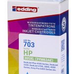 edding Druckerpatrone EDD-703 cyan, magenta, gelb kompatibel zu HP 305XL (3YM63AE)