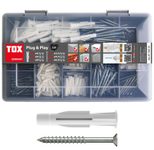 TOX Plug & Play + TRIKA Dübel- und Schrauben-Sortiment 320 tlg.