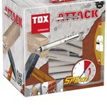 TOX ATTACK Nageldübel 6 x 60 mm, 50 St.