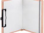 sax design Klemmbrett 2-750-21 DIN A5 auf DIN A4 grapefruit Kunststoff, 1 St.