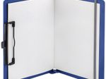 sax design Klemmbrett 2-750-22 DIN A5 auf DIN A4 blaubeere Kunststoff, 1 St.