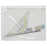 Topmatic® Gleitverschlussbeutel transparent/weiß 70 my, 1 St.