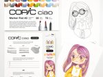 COPIC® Ciao Sunset Palette Starter Layoutmarker-Set grau 1.0 + 6.0 mm Schreibfarbe: Mehrfarbig