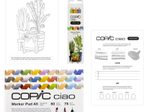 COPIC® Ciao 3D Botanic Palette Starter Layoutmarker-Set grau 1.0 + 6.0 mm Schreibfarbe: Mehrfarbig