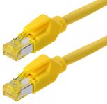 Tecline Patchkabel S/FTP, PiMF, CAT.6A ISO IEC, gelb, 1,0 m