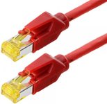 Tecline Patchkabel S/FTP, PiMF, CAT.6A ISO IEC, rot, 5,0 m