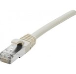 Exertis Connect Patchkabel Cat. 6A, U/UTP, mit Rastnasenschutz, grau, 1,0 m