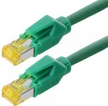 Tecline Patchkabel S/FTP, PiMF, CAT.6A ISO IEC, grün, 3,0 m
