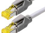 Tecline Patchkabel S/FTP, PiMF, CAT.6A ISO IEC, grau, 3,0 m