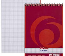 Herlitz x.book Collegeblock DIN A5 kariert rot
