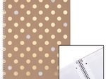 Herlitz Pure Glam Collegeblock DIN A4 kariert braun