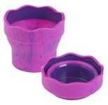 FABER-CASTELL Wasserbecher Clic & Go pink marble