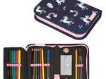 herlitz Federmäppchen Dreamy Unicorn dunkelblau 19-teilig