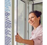 tesa Fliegengitter Insect Stop Clip On anthrazit 1,0 x 1,2 m