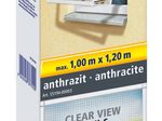 tesa Fliegengitter Insect Stop Alu Comfort anthrazit 1,0 x 1,2 m
