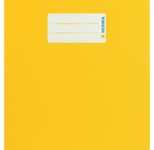 HERMA Heftumschlag gelb DIN A5 15,2 x 21,2 cm