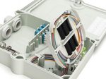 DIGITUS FTTH/FTTB-Anschlussgehäuse, bestückt, OS2, 12 Fasern, LC/PC