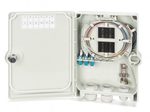 DIGITUS FTTH/FTTB-Anschlussgehäuse, bestückt, OS2, 12 Fasern, LC/PC