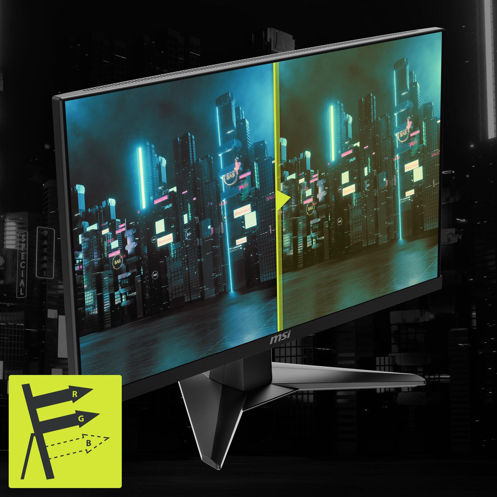 MSI MAG 244F Full HD Gaming Display 60,45 cm (23,8")