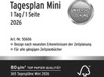CHRONOPLAN Kalendereinlage Tagesplan Mini 2026