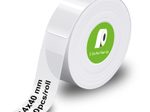 OLYMPIA Etikettenrolle für Etikettendrucker transparent 14 mm x 40 mm
