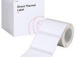 NIIMBOT Etikettenrolle für Etikettendrucker weiß 50 mm x 30 mm
