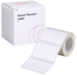 NIIMBOT Etikettenrolle für Etikettendrucker weiß 50 mm x 30 mm