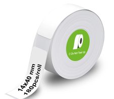 OLYMPIA Etikettenrolle für Etikettendrucker weiß 14 mm x 40 mm