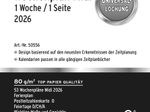 CHRONOPLAN Kalendereinlage Wochenplan Midi 2026