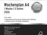 CHRONOPLAN Kalendereinlage Wochenplan A4 2026