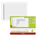 BRUNNEN Schreiblernheft Lineatur 4 liniert DIN A4 quer