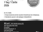 CHRONOPLAN Kalendereinlage Tagesplan Midi 2026
