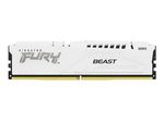 Kingston FURY™ Beast DDR5 Speicher 32GB 6400MT/s CL32 DIMM Weiß XMP