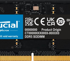 Crucial RAM 32GB (1x32GB) DDR5 5600MHz SODIMM schwarz