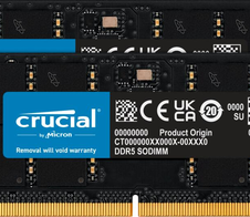 Crucial RAM 64GB (2x32GB) Kit DDR5 5600MHz SODIMM schwarz