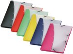 VELOFLEX Sammelmappen Diamond DIN A4 gelb, rot, hellgrün, blau, pink, schwarz 12 St.
