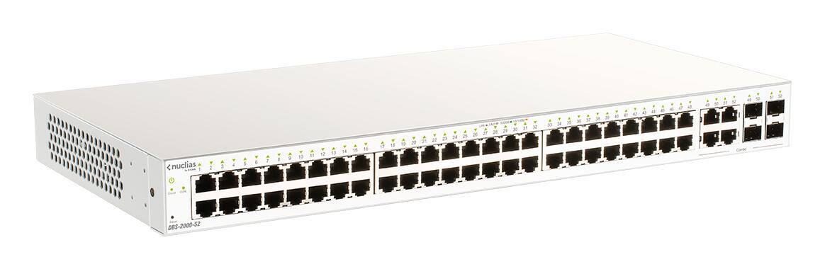 D-Link DBS-2000-52MP/E, Nuclias Cloud Managed 52-Port Layer2 PoE+ Gigabit Switch