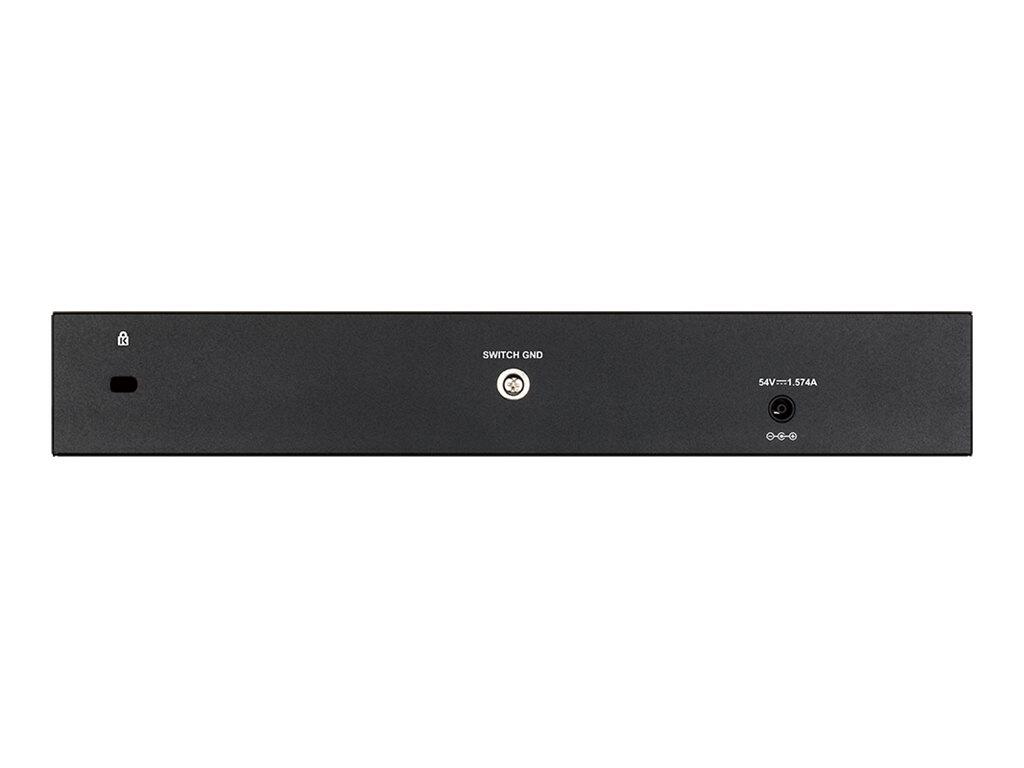 D-Link DGS-1210-08P/E, 8-Port Layer2 PoE Smart Managed Gigabit Switch