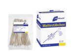 Meditrade® Wattestäbchen 15cm mittel Holz 1.000 St.