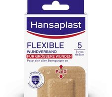Hansaplast Wundverband Pflaster FLEXIBLE mittelbeige 5 St.